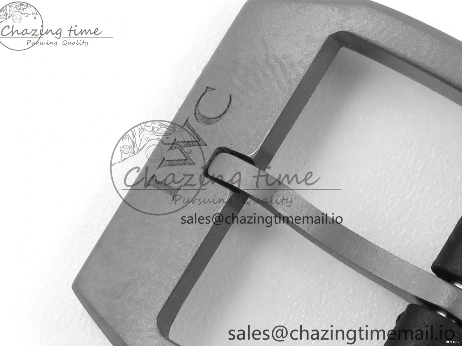 MIROTIME 0219 Pilot Top Gun IW326901 M+F 1:1 Best Edition Black Dial on Black Rubber Strap A SportInspired 6999